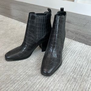 Marc Fisher Taline Croc Bootie